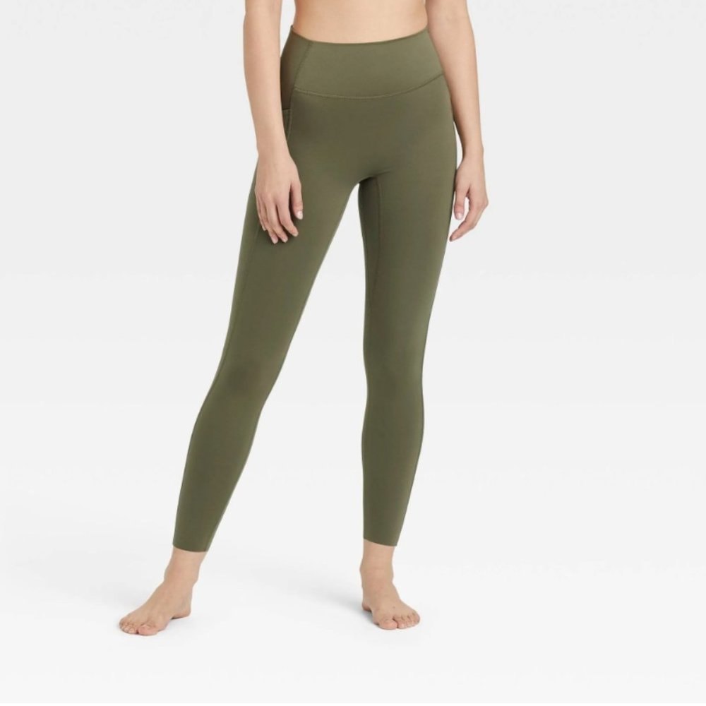 Women's Flex High-Rise 7/8 Leggings-All in Motion XL,M,L,XXL Green NWT L,20